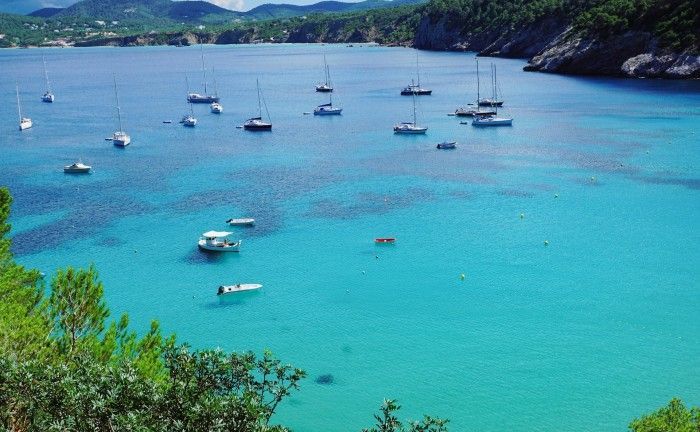 Cala Ibiza.  Excursion à Ibiza