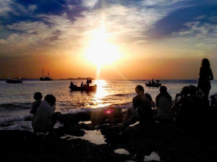 Atardecer en Café del Mar. Que hacer en Ibiza