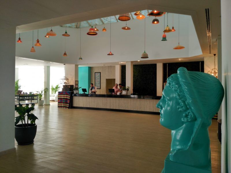 Recepción del hotel Sol Beach